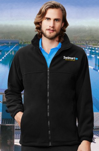 Men's Polar Fleece Jacket - Black:Black