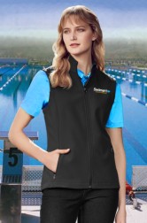 Women's Softshell Vest - Black 